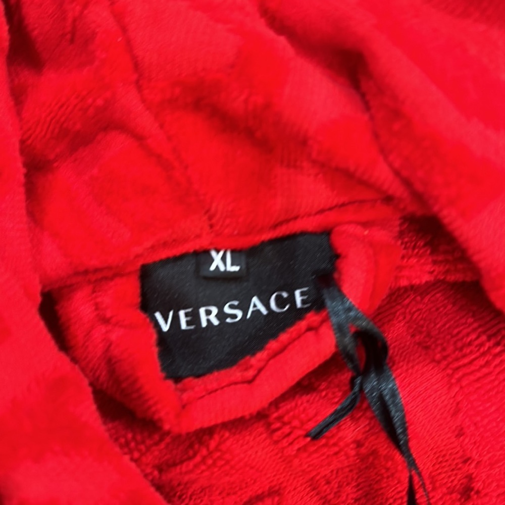 Red Versace Robe. Brand New. Tags, Box, & Receipt. - Picture 4 of 4